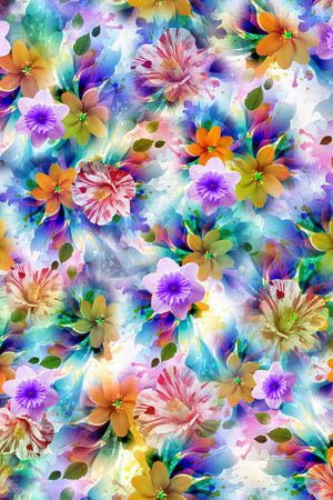 抽象印花华亿平台图片