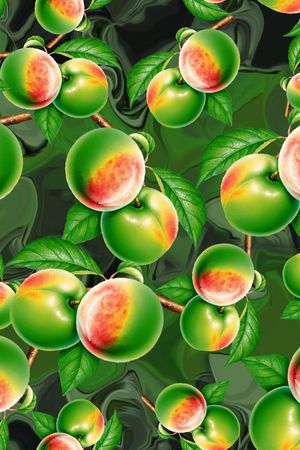 手绘印花华亿平台图片