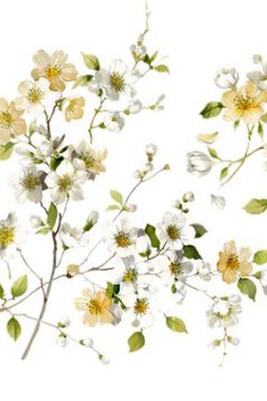 清新花卉印花华亿平台图片