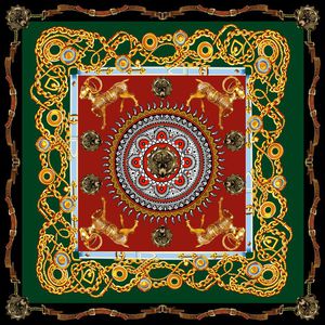 方巾印花华亿平台图片