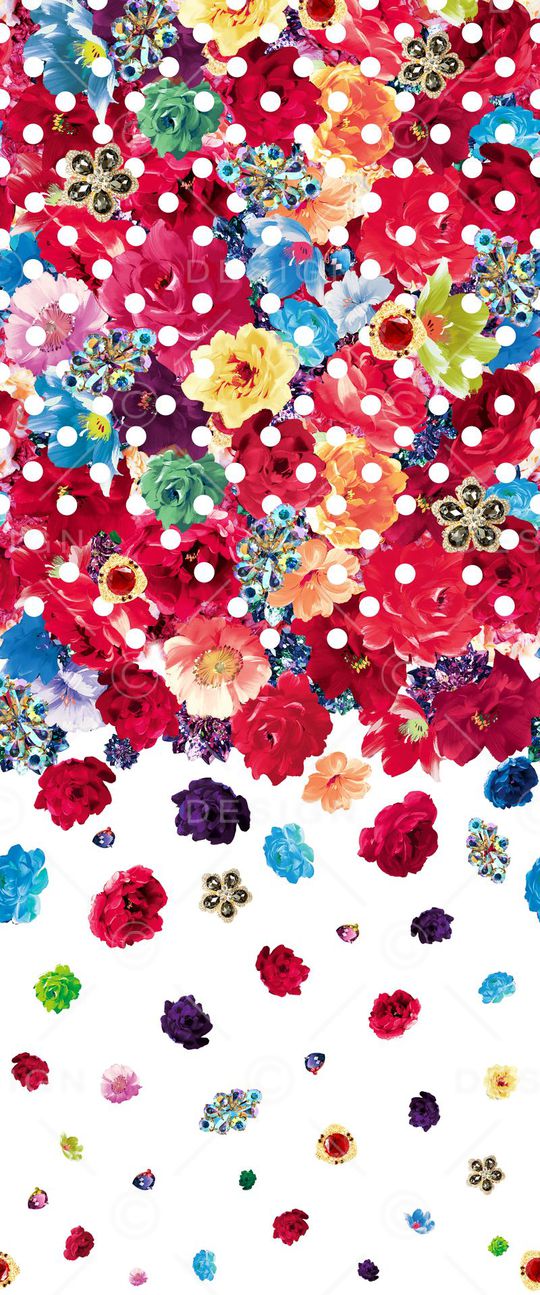 圆点印花华亿平台图片