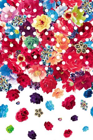 圆点印花华亿平台图片