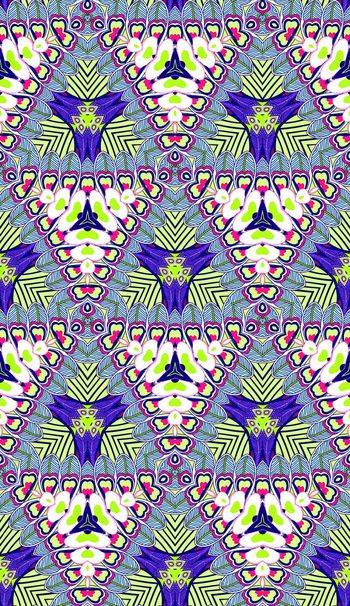 386866-简约时尚三角结构羽毛动物纹图形