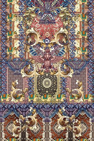 欧式印花华亿平台图片