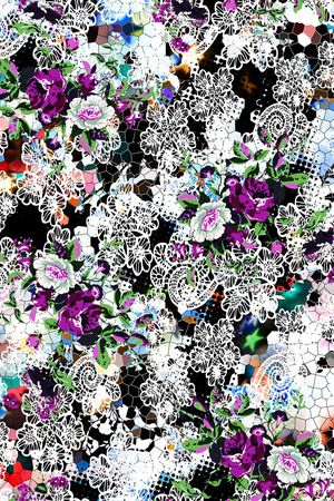 混搭印花华亿平台图片