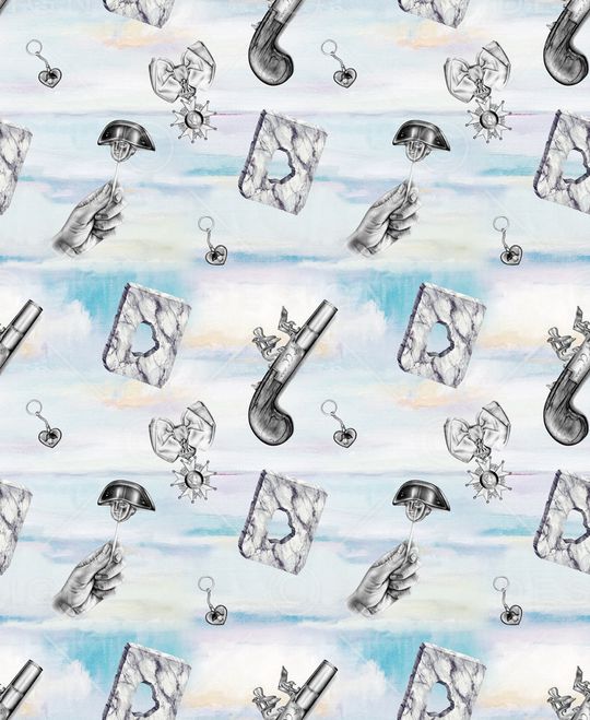 铅笔画印花华亿平台图片