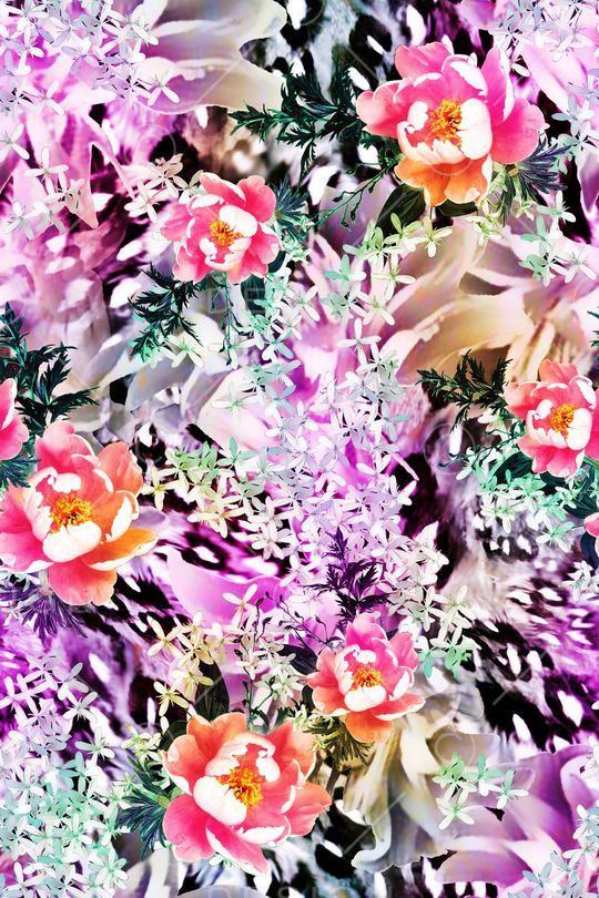 写意印花华亿平台图片