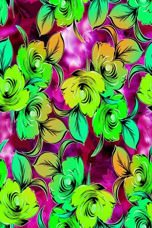 写意印花华亿平台图片