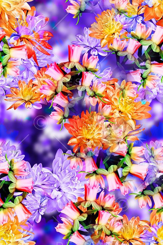 抽象印花华亿平台图片