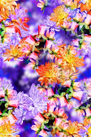 抽象印花华亿平台图片