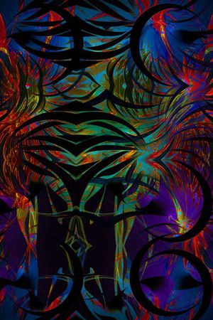 抽象  创新  原创印花华亿平台图片