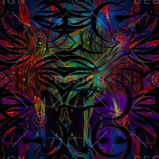 抽象  创新  原创印花华亿平台图片