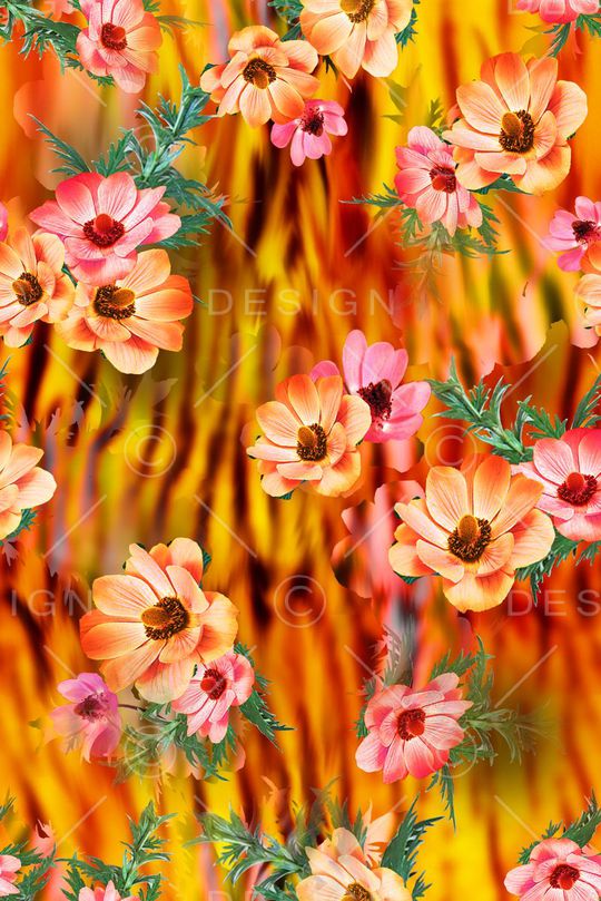 抽象印花华亿平台图片