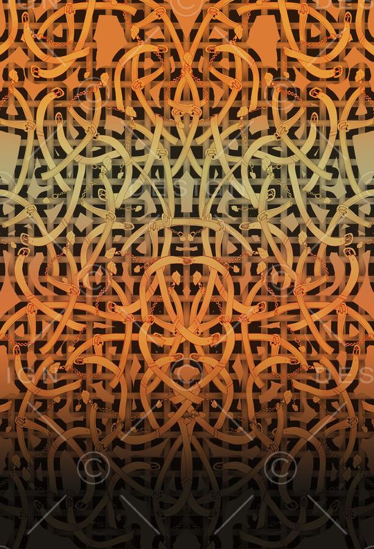 女装时尚皮带链条印花华亿平台图片