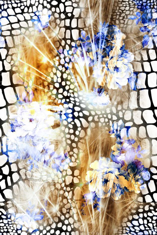 抽象印花华亿平台图片