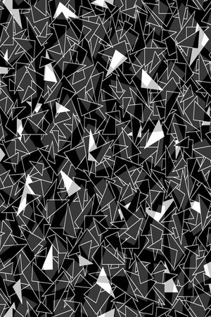 几何图形印花华亿平台图片