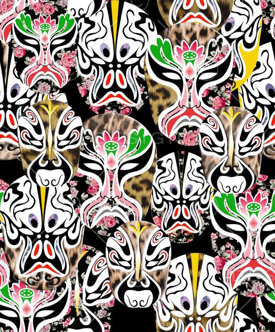 豹纹印花华亿平台图片