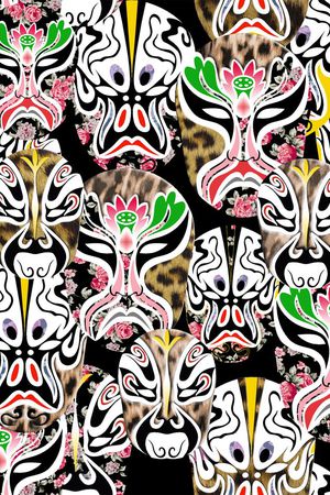 豹纹印花华亿平台图片