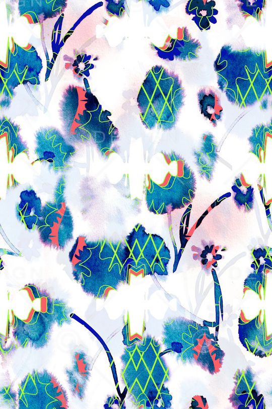 抽象印花华亿平台图片