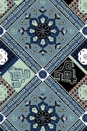 格子印花华亿平台图片