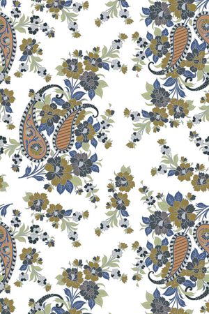 腰果花印花华亿平台图片