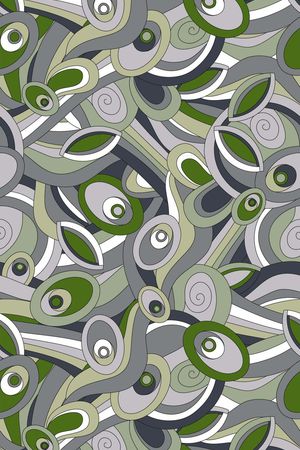 抽象线条印花华亿平台图片