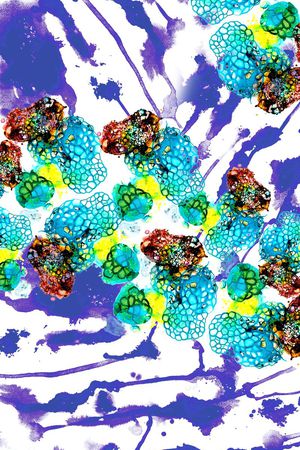 抽象印花华亿平台图片