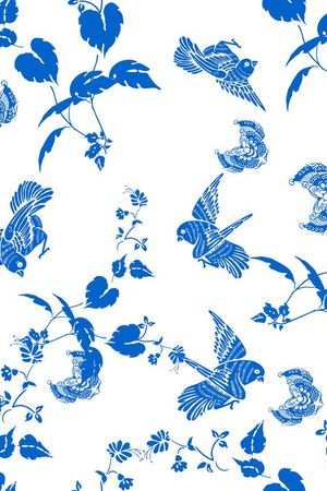 传统纹样印花华亿平台图片