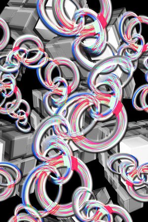 抽象印花华亿平台图片