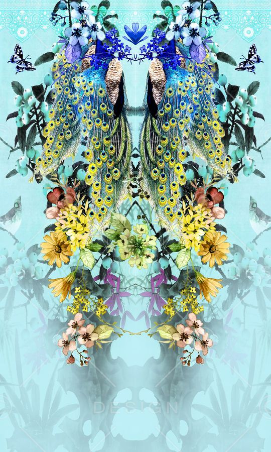 中国风印花华亿平台图片