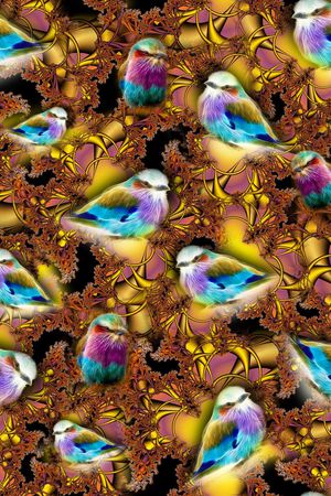 抽象印花华亿平台图片