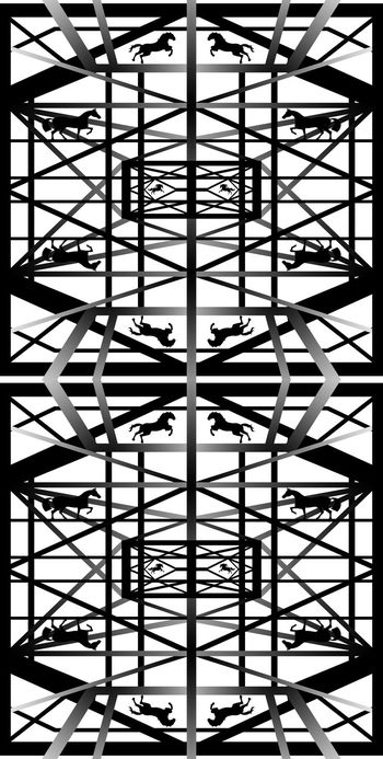 几何印花华亿平台图片