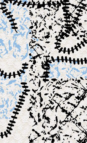 抽象印花华亿平台图片