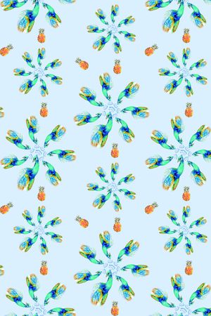 菠萝印花华亿平台图片