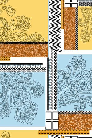 乱方格印花华亿平台图片