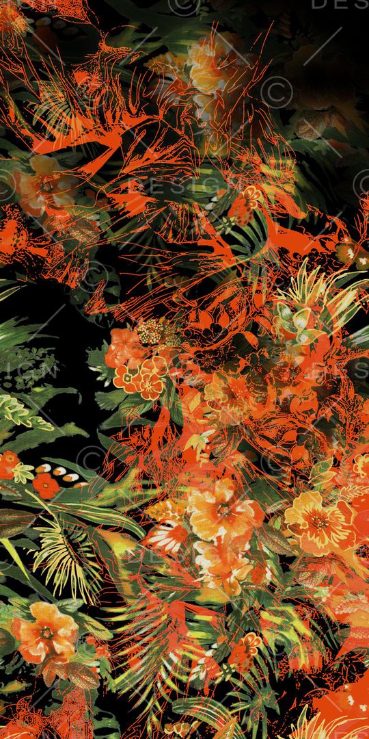 抽象印花华亿平台图片