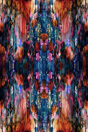 水墨印花华亿平台图片