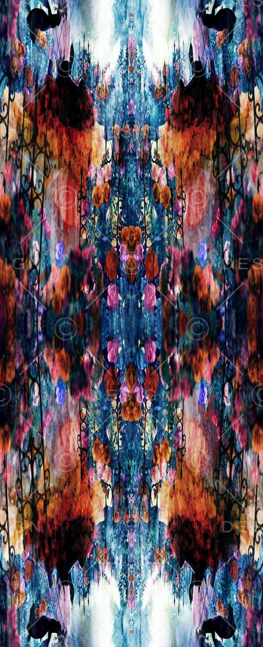 水墨印花华亿平台图片