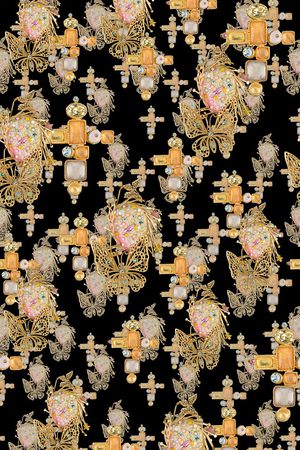 十字架印花华亿平台图片