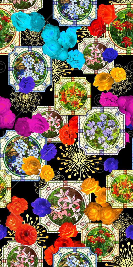 欧式宫廷风印花华亿平台图片