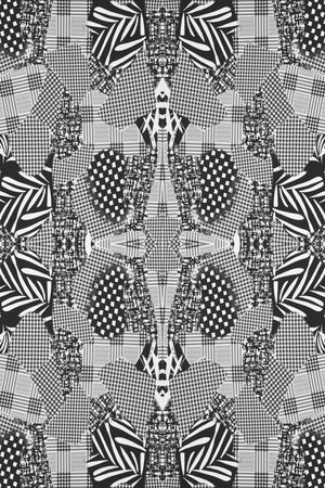 千鸟纹印花华亿平台图片