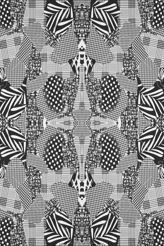 千鸟纹印花华亿平台图片