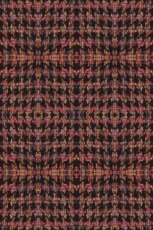 仿真毛线千鸟纹印花华亿平台图片