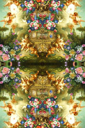 欧式印花华亿平台图片