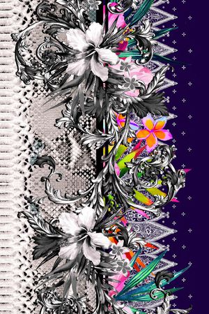 混搭印花华亿平台图片