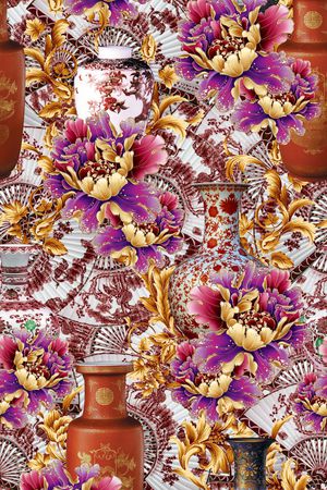 民族风印花华亿平台图片