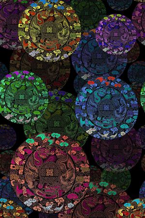 民族风印花华亿平台图片