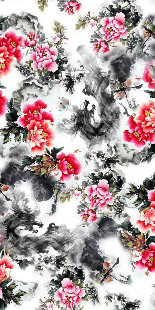 中国风印花华亿平台图片