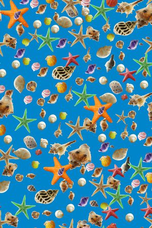 热带海洋生物印花华亿平台图片