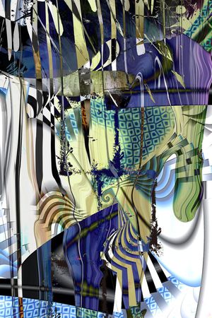 抽象印花华亿平台图片